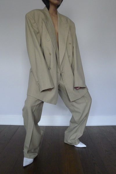 HUGO BOSSコットン×ヘンプ カバーオール イタリア製 90s 80s UpcycleLino】 デニム カバーオール｜nest Robe / CONFECT