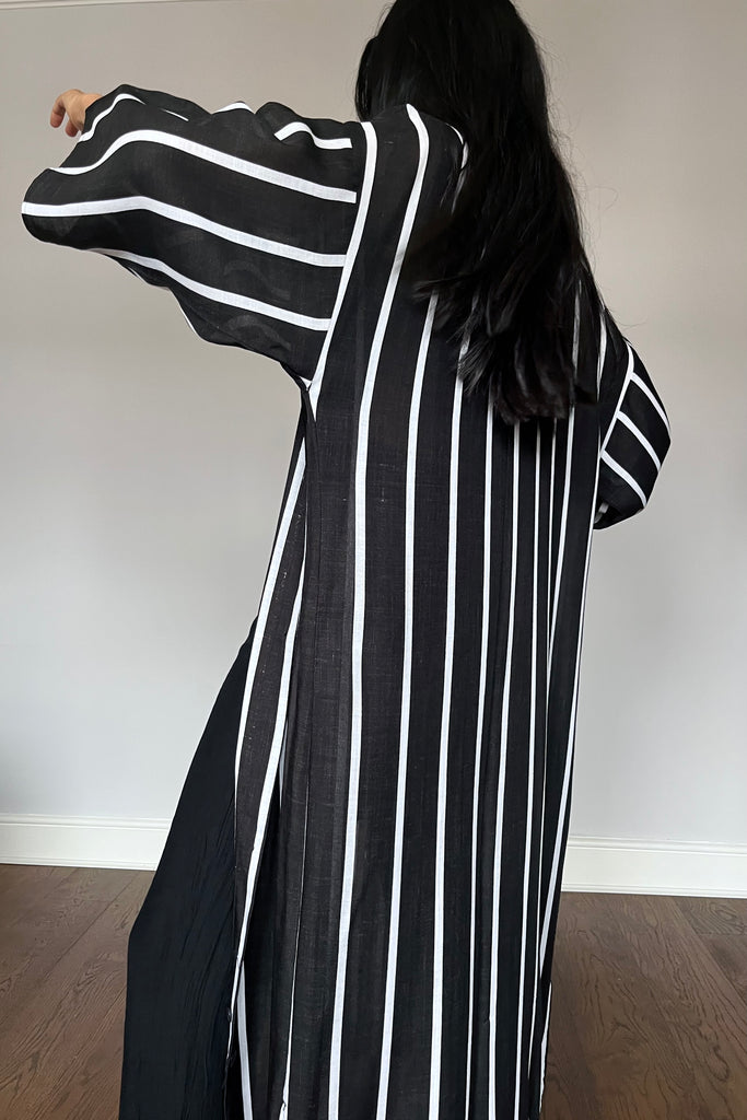 Vintage Stripe Shirtdress