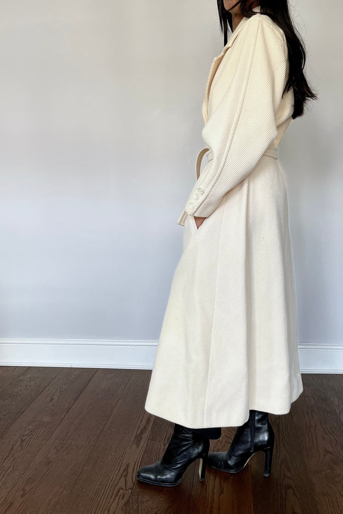 Vintage Belted Wool Coat