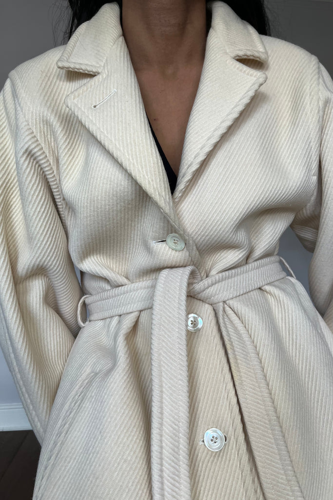 Vintage Belted Wool Coat