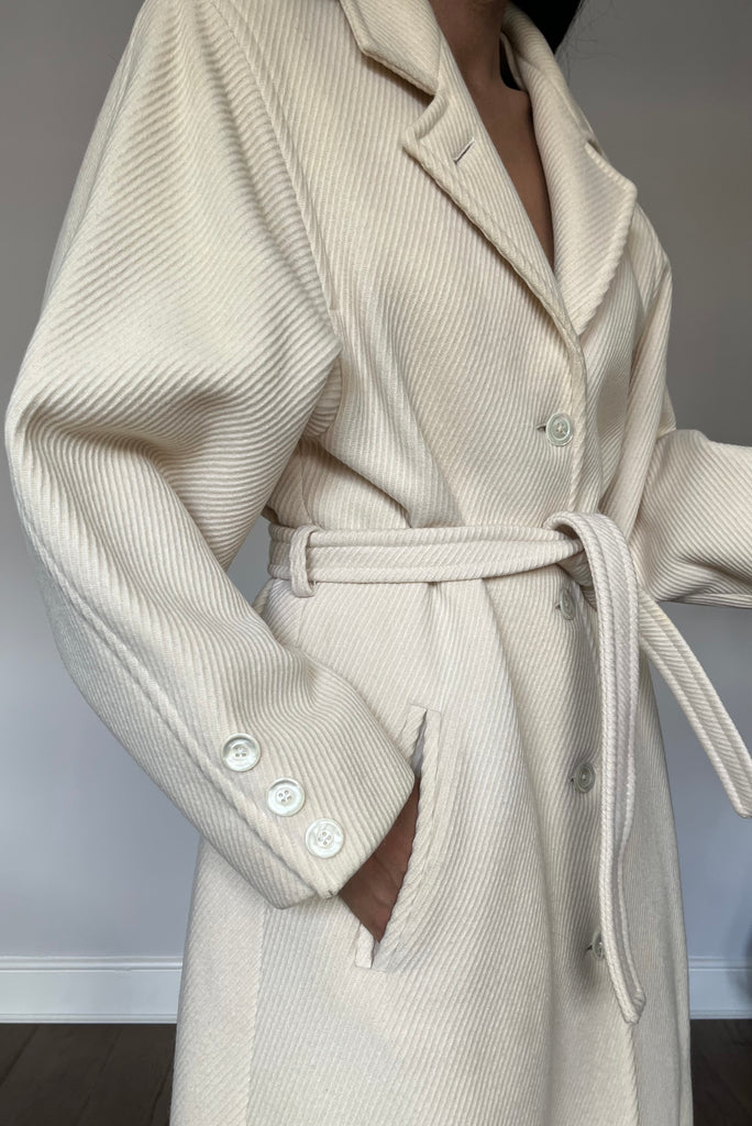 Vintage Belted Wool Coat