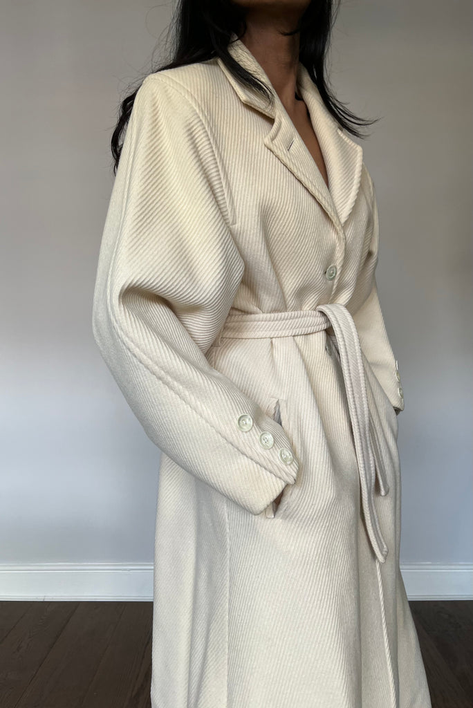 Vintage Belted Wool Coat