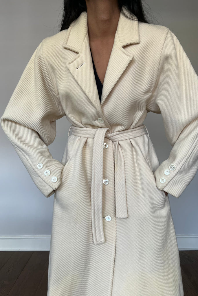 Vintage Belted Wool Coat