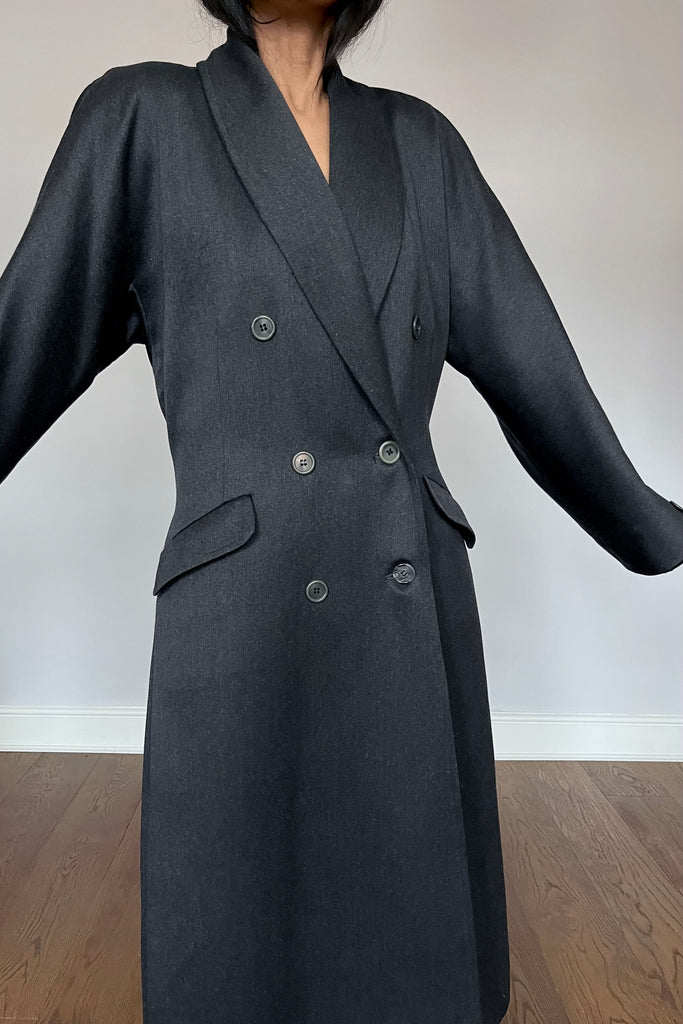 Vintage Wool Maxi Coat