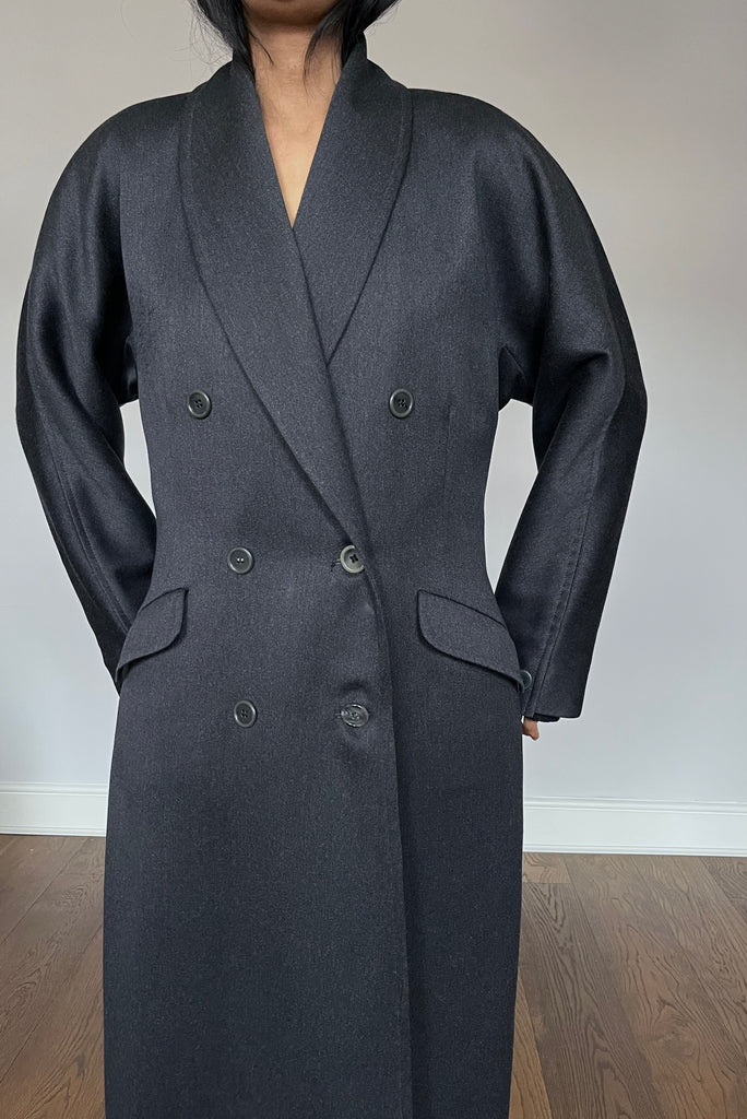 Vintage Wool Maxi Coat