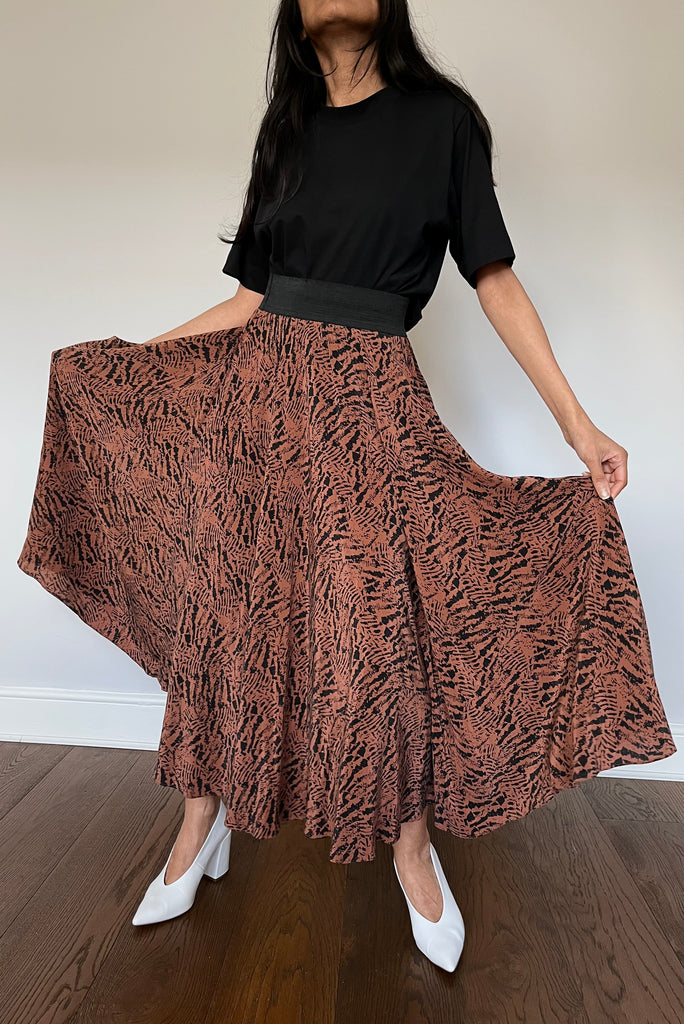 Vintage Nicole Farhi Silk Skirt
