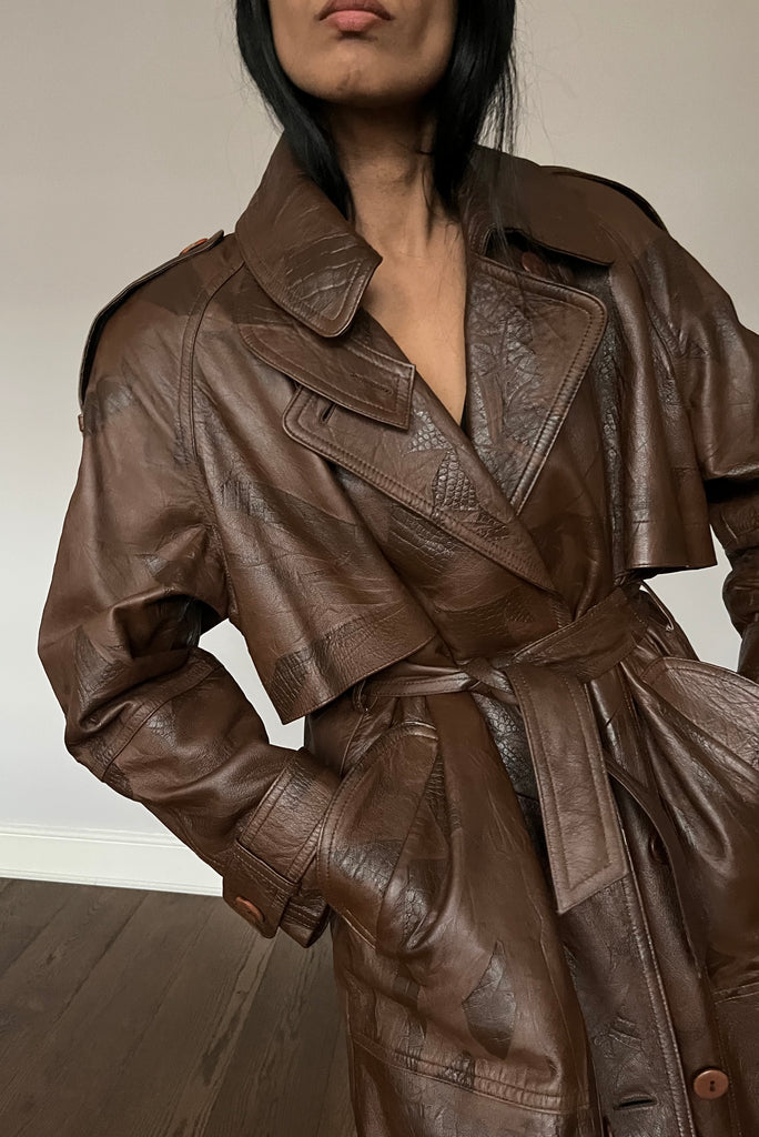 Vintage Leather Coat