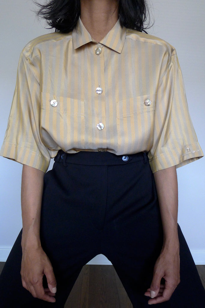 Vintage Etienne Aigner Silk Shirt