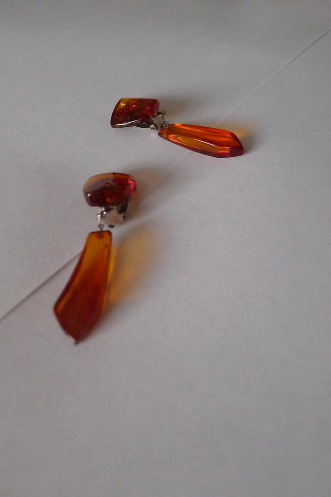 Vintage Baltic Amber Earrings