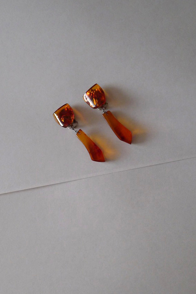 Vintage Baltic Amber Earrings