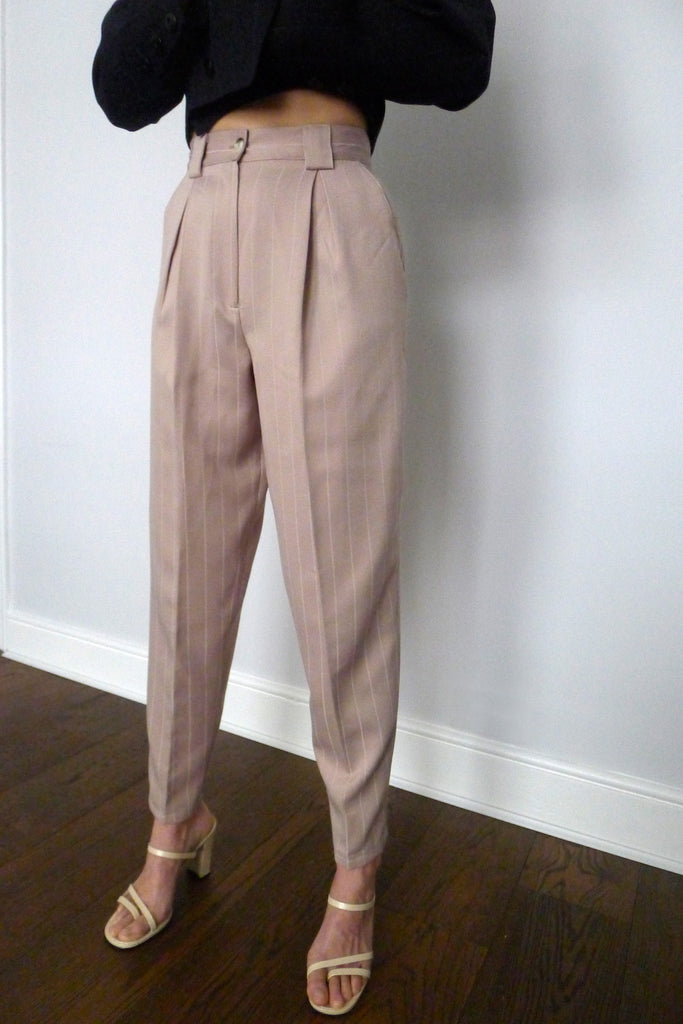 Vintage 1980s Pinstripe Trousers