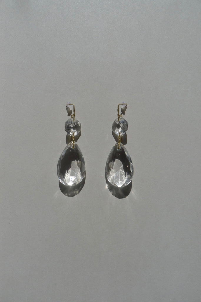 Vintage Glass Drop Earrings