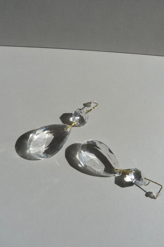 Vintage Glass Drop Earrings