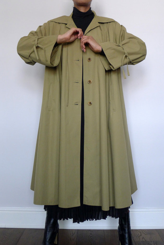 Vintage Trapeze Mac Raincoat
