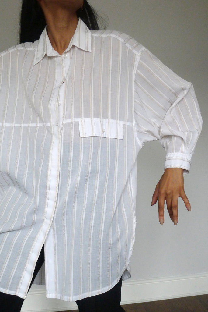 Vintage Twill Stripe Shirt