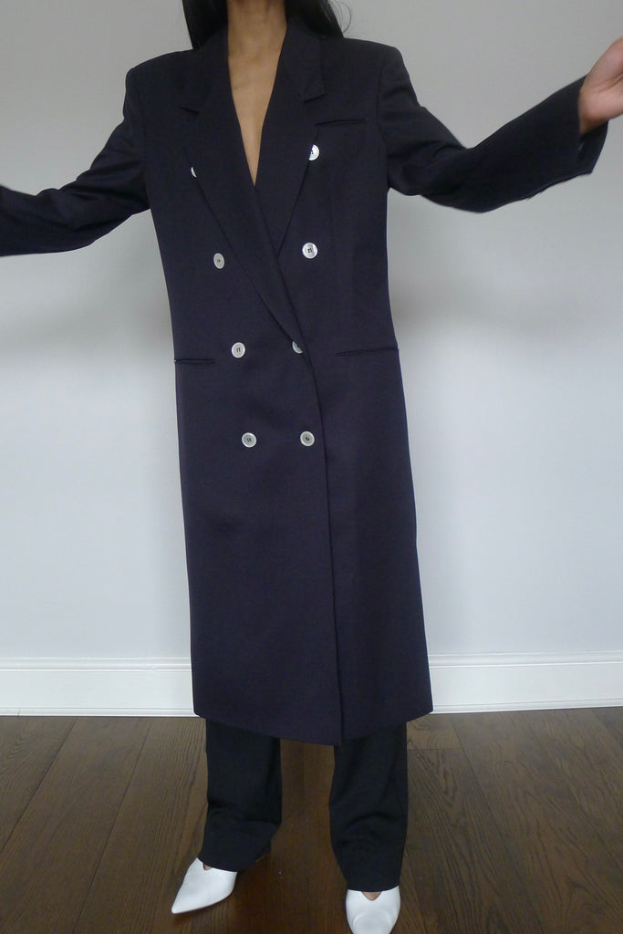 Louis Feraud 100% Silk Long Sleeve Longline Evening Coat Coatigan Jack –  Ava & Iva