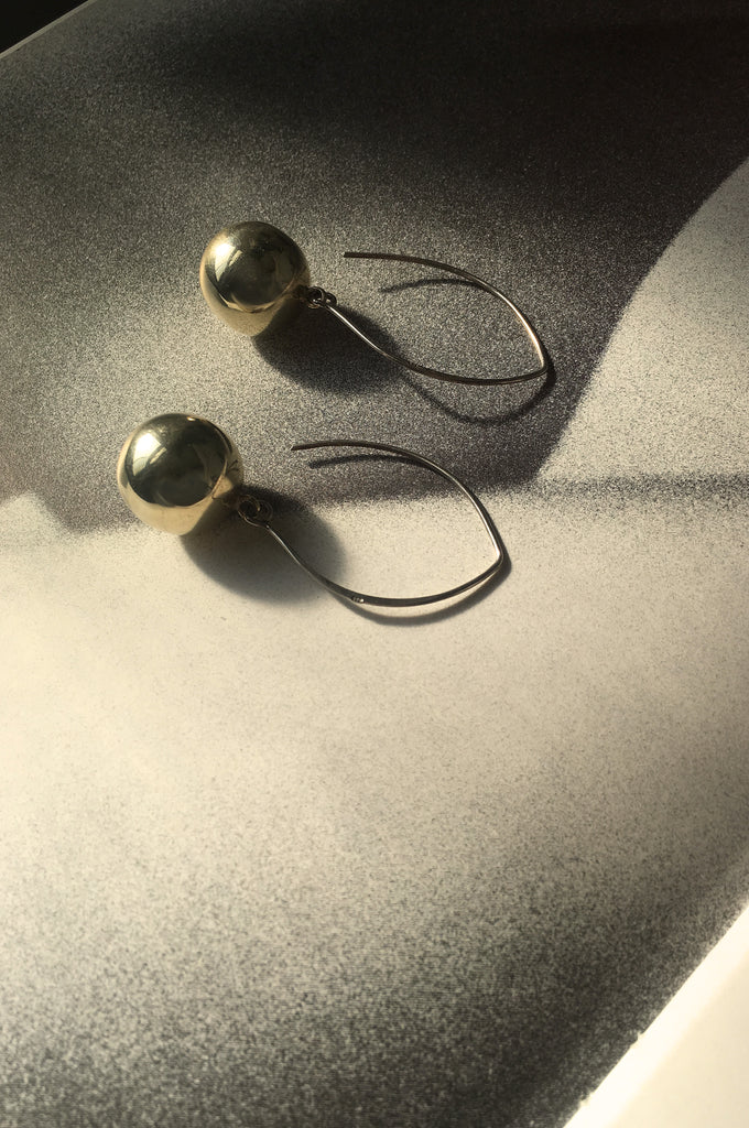 Sterling Silver Ball Drop Earrings