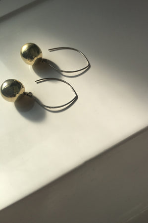 Sterling Silver Ball Drop Earrings