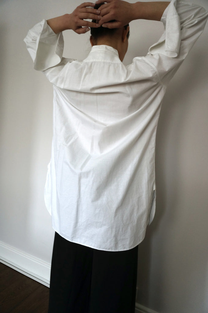 Tuxedo Bib Cotton Shirt