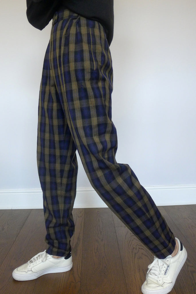 Vintage Check Trousers