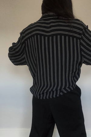Vintage Stripe Print Shirt
