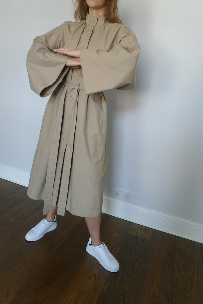 Vintage Belted Kimono Overcoat
