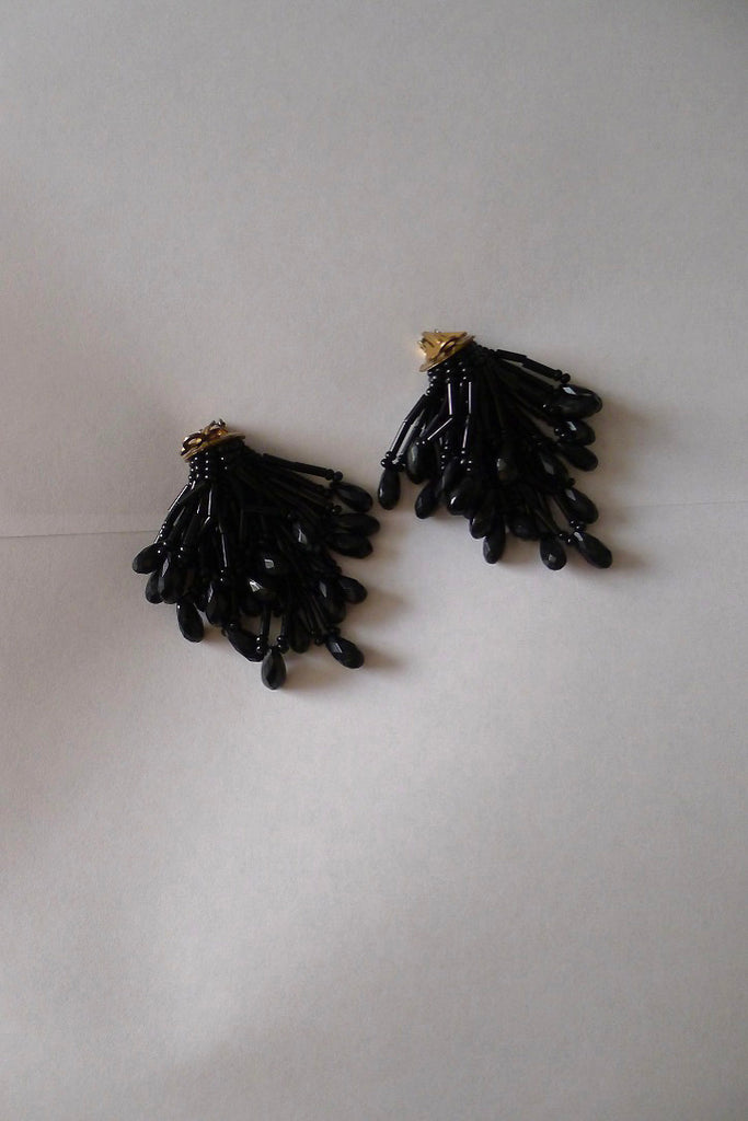 Vintage 1980s Cluster Earrings
