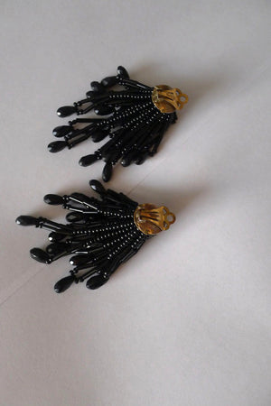 Vintage 1980s Cluster Earrings