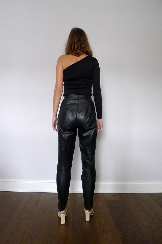 1980s Leather Trousers