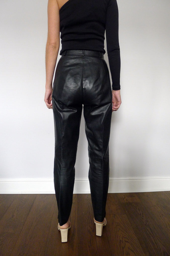 1980s Leather Trousers